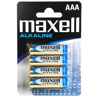 Pilhas Alcalinas Maxell AAA Pack 4
