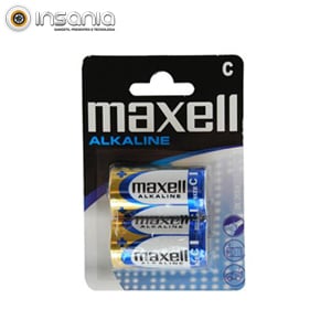 Pilhas Maxell Alcalina LR14 1.5V C (Pack 2)