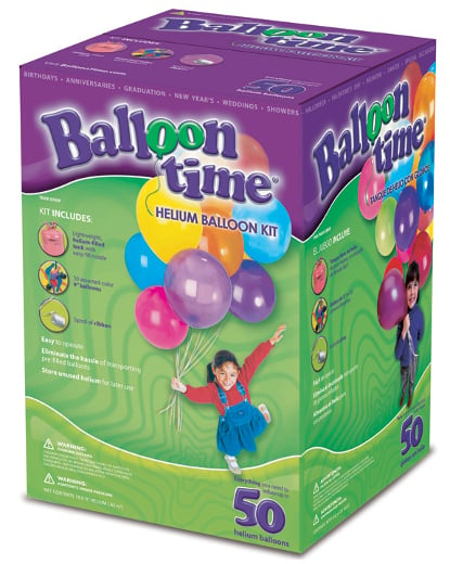 Bouteille d'Hélium Jetable pour 50 Ballons - 50 Ballons