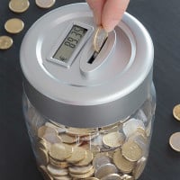 Digital Coin Counter Money Jar