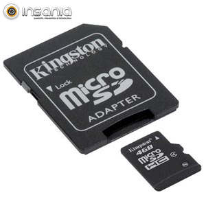 Cartão Kingston Micro SD C/ Adaptador 4GB