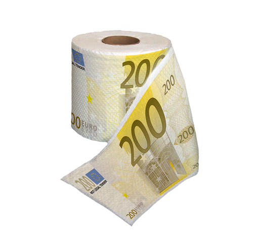 Papel Higiénico Notas €200