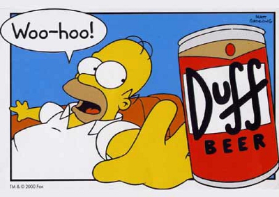 Os Simpsons - Cerveja Duff  0.33cl