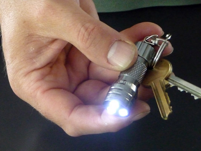 Mini Lanterna LED MicroLite Preta