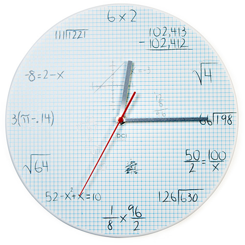 Relógio Quiz Matemática