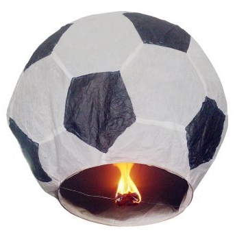 Soccer Ball Flying Balloon (Pack 5)