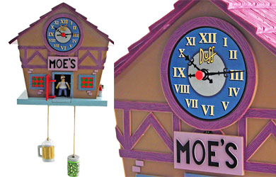 Relógio Cuco Simpsons Moe Bar