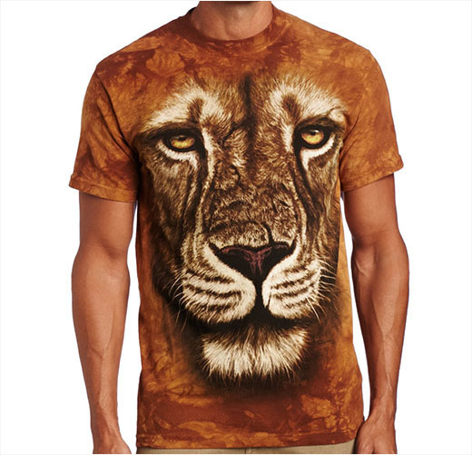 T-shirt Face Leão Guerreiro