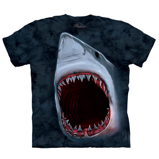 T-Shirt Face Ataque de Tubarão