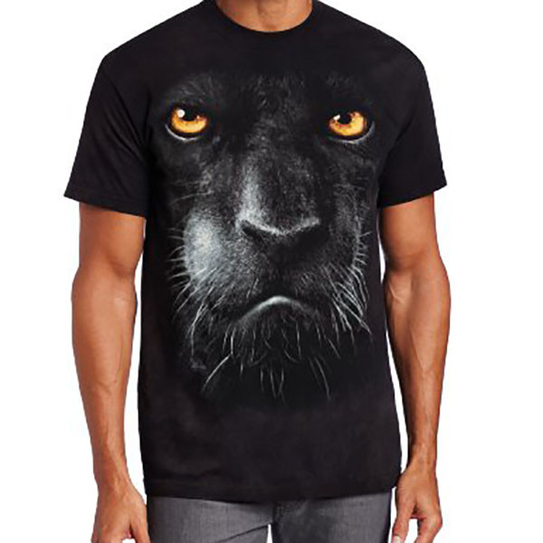 T-Shirt Face Pantera Negra