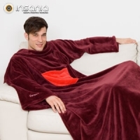 Sleeved Blanket Kanguru Red Deluxe