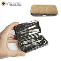 Estojo de Manicure e Pedicure Pequeno Cortiça
