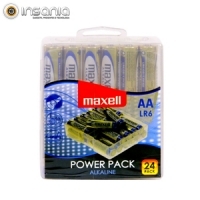 Pilhas Alcalinas Maxell AA (Pack 24)