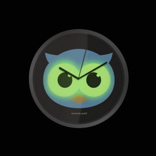 Wall Clock Owl