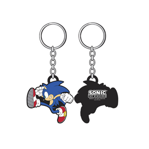 Porta-chaves Borracha Sonic