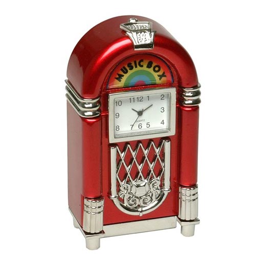 Relógio Jukebox Vermelha