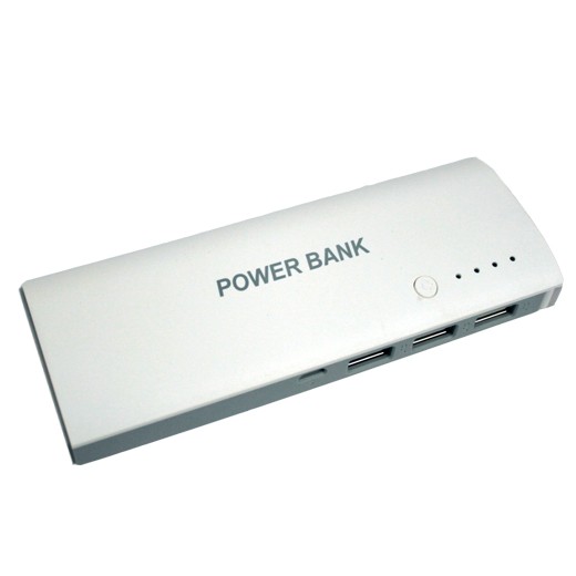 Carregador Portátil Powerbank Low Cost (3 portas USB) 28000mAh