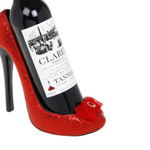Sapato Amantes de Vinho Vermelho