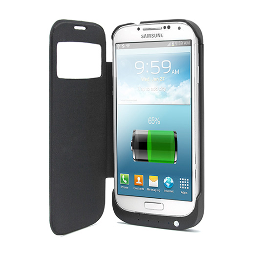 Capa Flip Bateria Galaxy S4