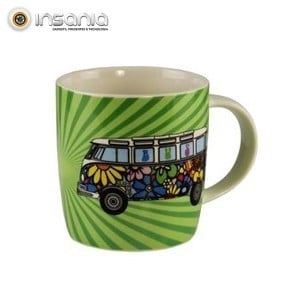 Caneca de Café VW Pão de Forma Love Bus Caneca de Café VW Pão de Forma Love Bus