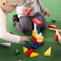 Jogo de Construção com Carrito (24 peças)