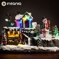 Paisagem Natilícia com Luz e Movimento (12 LED)