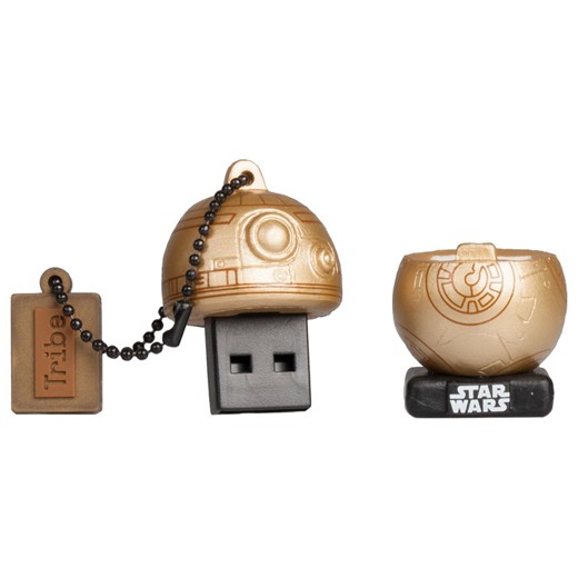 Tribe - Memoria USB (16 GB), diseño de Star Wars, color dorado