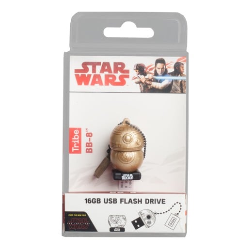 Tribe - Memoria USB (16 GB), diseño de Star Wars, color dorado