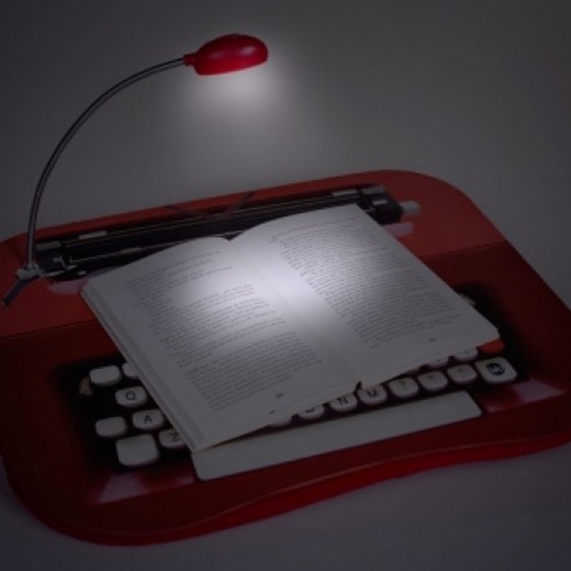 Suporte para Portátil LED Máquina de Escrever