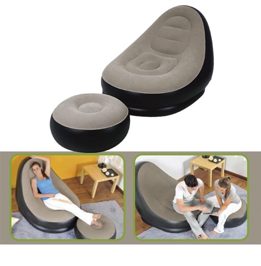 Cadeira Insuflável com Repousa-pés