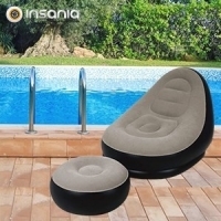 Inflatable Chair with Foot Rest