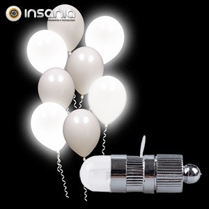 Luz LED Branco Fixo para Balão
