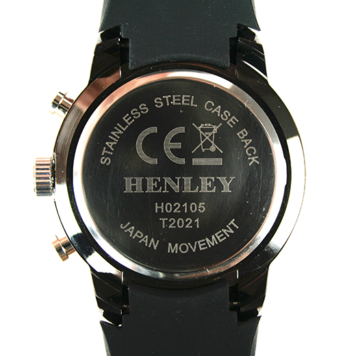 Relógio Henley Eye Preto / Vermelho