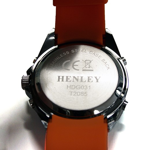 Relógio Henley Chrono Laranja