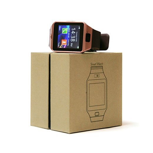 Smartwatch c/ Câmara e GSM Android e iOS Gold