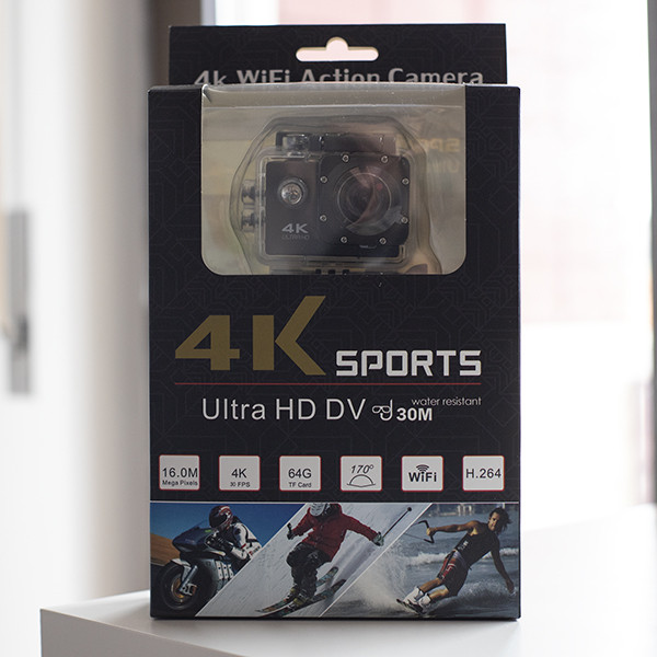 Câmara Desportiva Wifi 4K Ultra HD