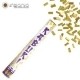Tubo de confetes Dourado 40 cm