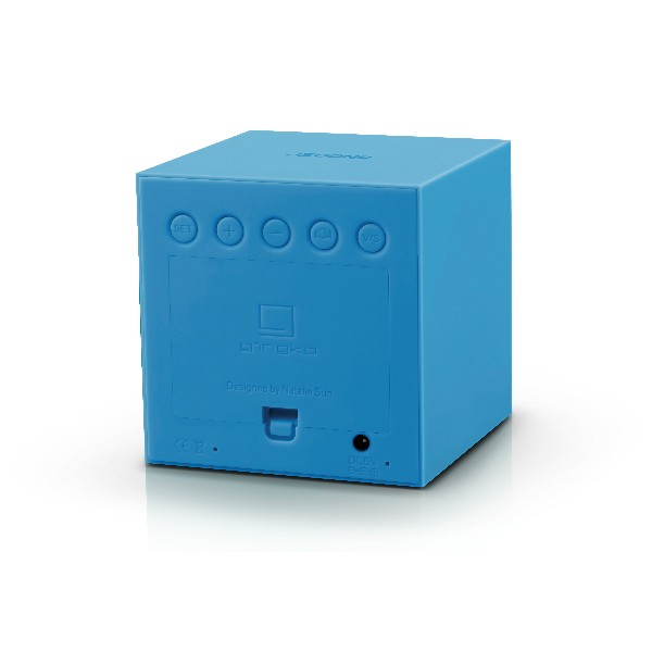 Relógio Despertador Gravity Cube Azul