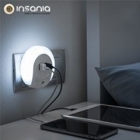 Adaptador Carregador USB com LED 2-em-1