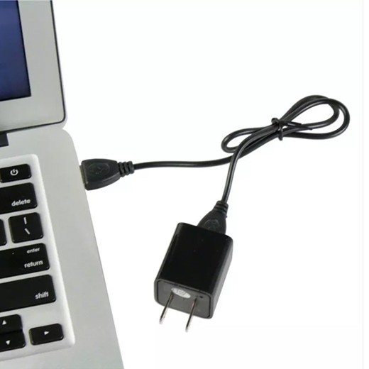 Carregador USB com Câmara