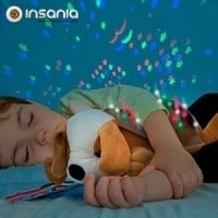 Peluche Projetor LED Cão com Som