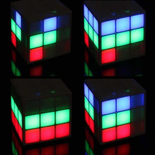 Coluna sem Fios LED Rubik