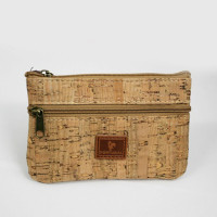 Monedero rectangular de corcho