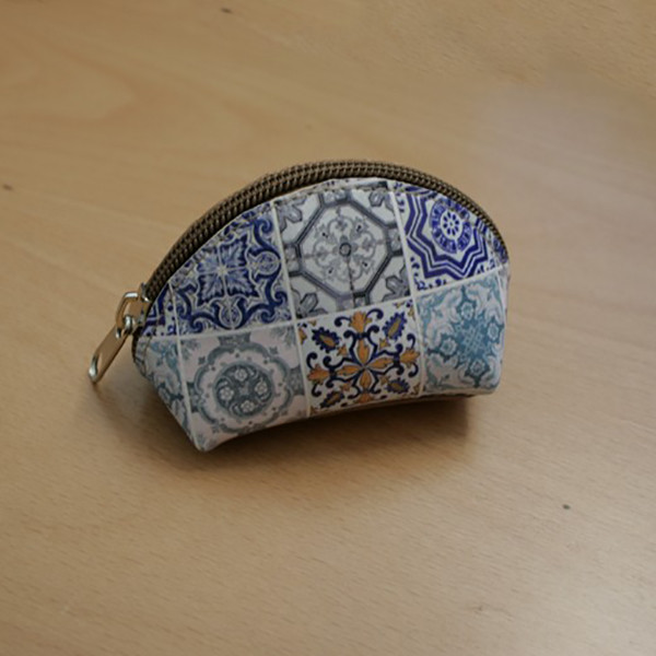 Cork Coin Purse with Pattern