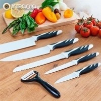 Juego de cuchillos de chef blanco (6 piezas)