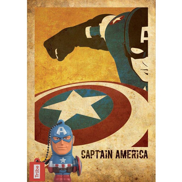 Tribe Pen Drive Marvel Captain America 16GB