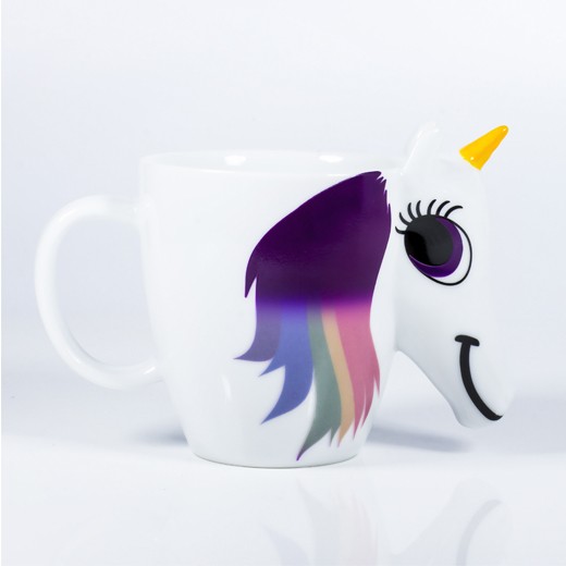 Taza de Unicornio Cambia de Color Arco iris