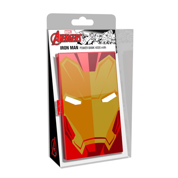 OUTLET Tribe Deck Power Bank Marvel Iron Man 4000 mAh