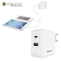 Carregador AC com 2 Portas USB Macally