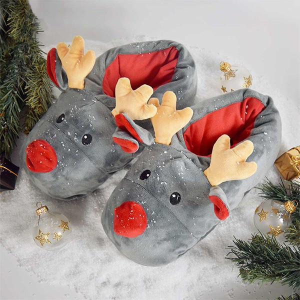 Pantuflas Reno Rodolfo
